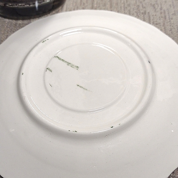 Blue Ridge 🍒 Hand Painted small Plates set of 4 Cherries, pears, grapes - Picture 8 of 12